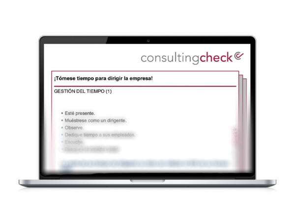Ein Screenshot des Briefings zum Zeitmanagement.