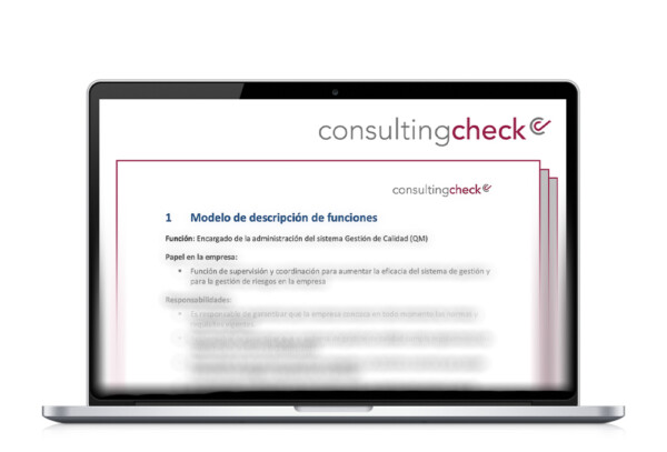 Ein Screenshot der Funktionsbeschreibungen Managementbeauftragte.